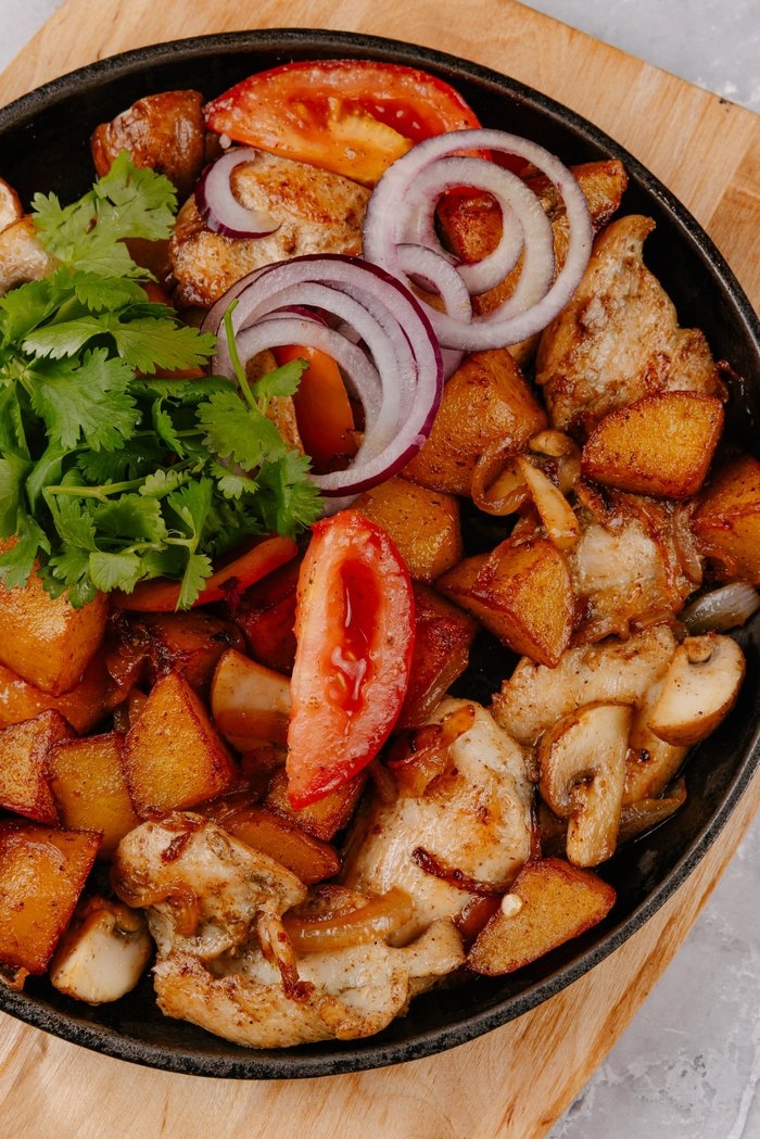 Жаркое из курицы с овощами 450гр.