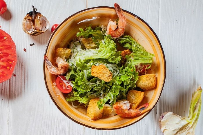 Цезарь с креветкой