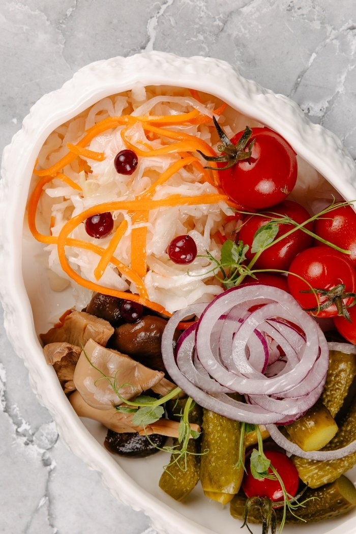 Плато маринованных овощей и грибов 290гр.