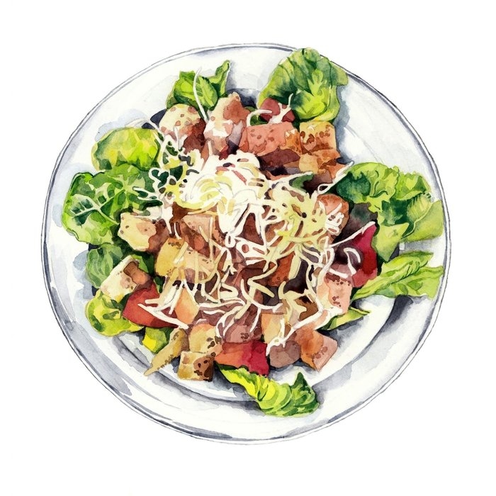 Мини Цезарь с курицей