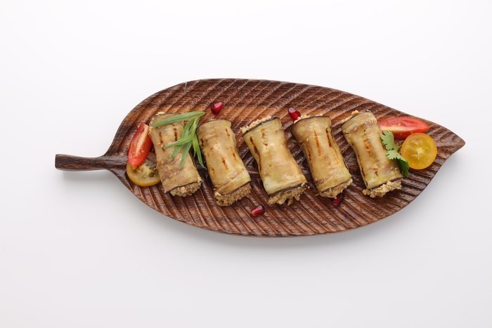 Рулетики из баклажанов