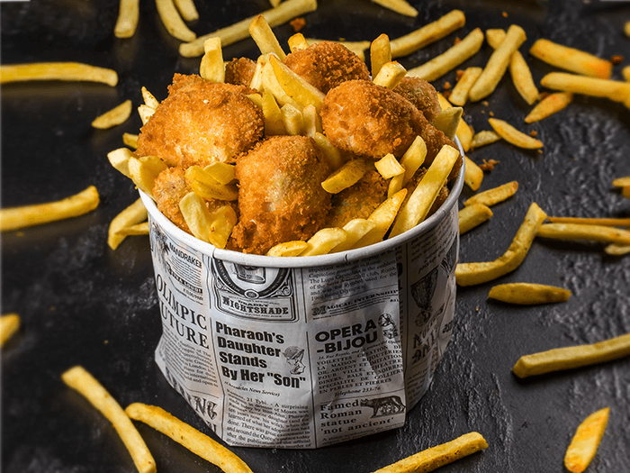 Наггетсы с картошкой фри