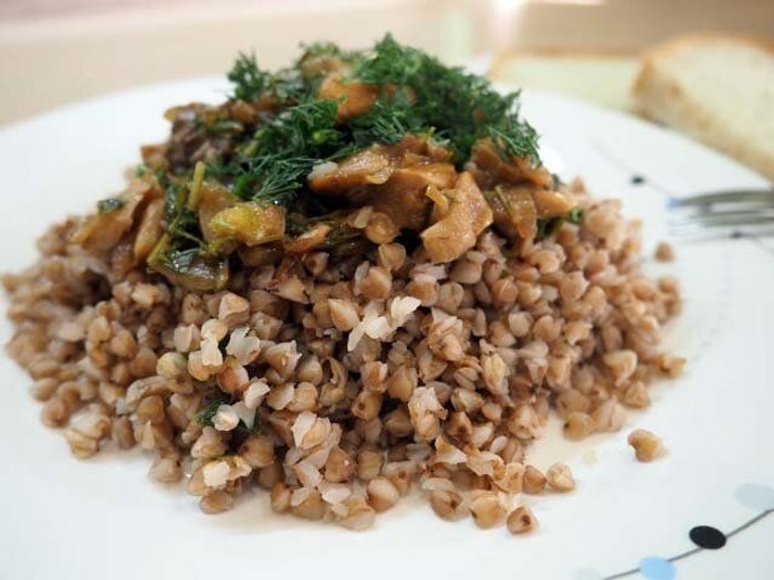 гречка с грибами 1 кг