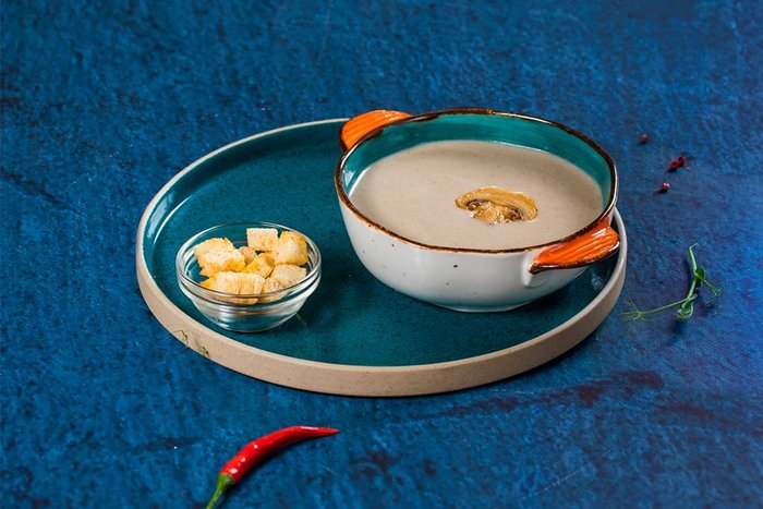 Крем -суп из лесных грибов