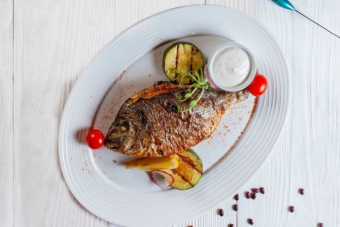 Дорада на гриле