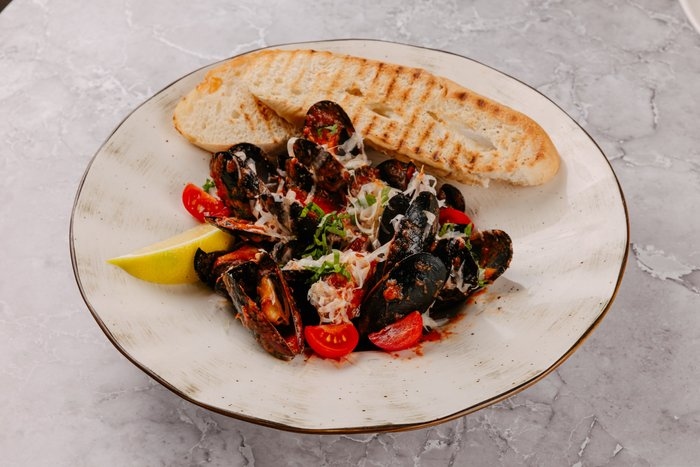 Мидии в соусе Том ям 350гр.